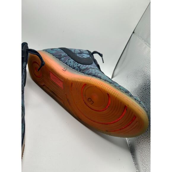 Nike Air Force 1 Low Downtown Dark Obsidian 579962-400 Size 13 - Picture 8 of 11